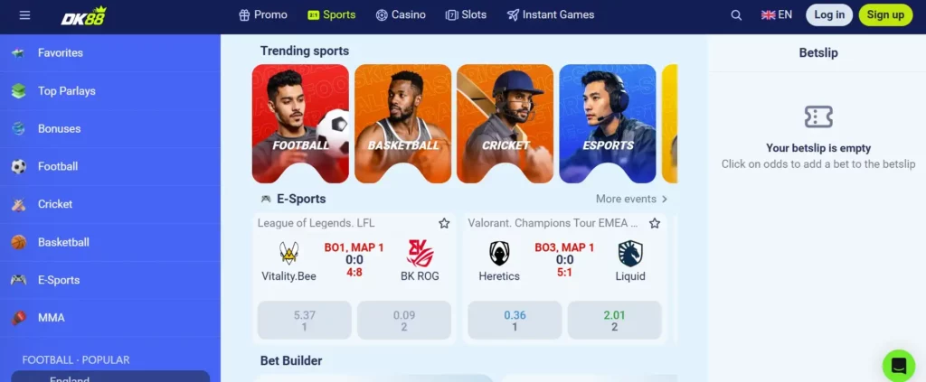 DK88 Sports Betting Malaysia